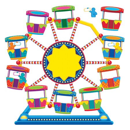 Trend Enterprises T-8417 Ferris Wheel Job Chart Plus BBS